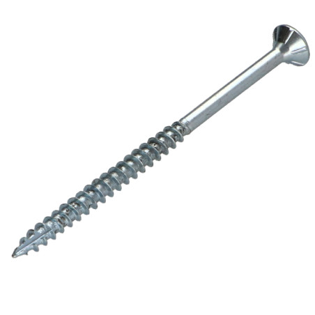 1 x Viti per legno TEKOR Testa Forata Dentellato 5X70 Filettata Su 42 T25 Zincate cut Chiodo Anti-Spacco 17