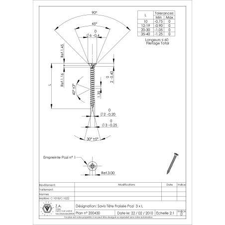 1 x Vite Per Legno E Truciolato Testa Forata Pozi PZ4 3X12 Discussione completa Zincate microviti