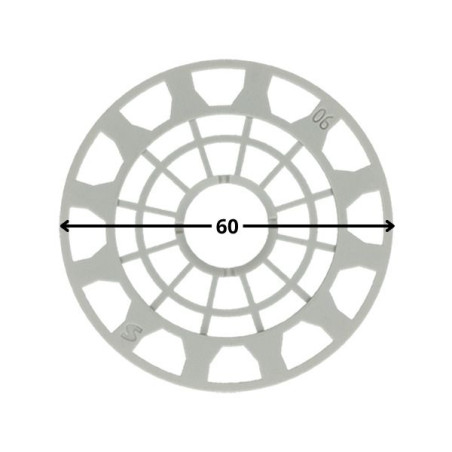 1 x Rondella D ISOLAMENTO Diametro 60 Per Vite Da 6