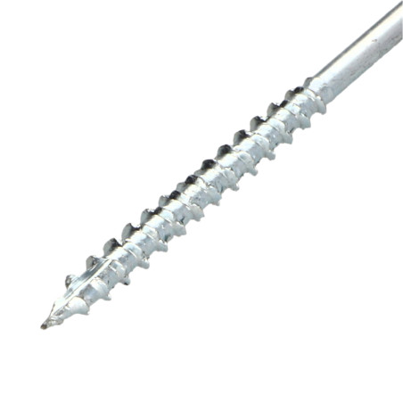 1 x Viti per legno TEKOR Testa Forata Dentellato 4,5X70 Filettata Su 42 T20 Zincate cut Chiodo Anti-Spacco 17