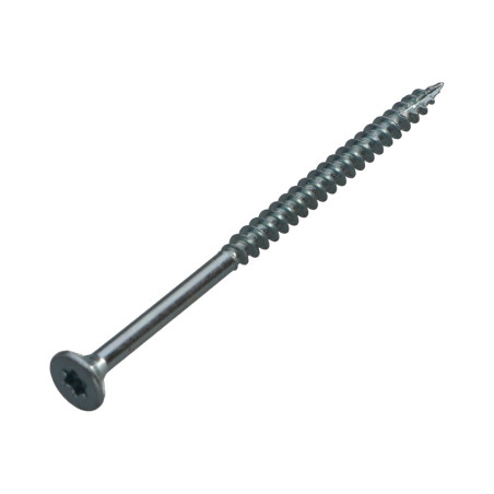 1 x Viti per legno TEKOR Testa Forata Dentellato 4,5X70 Filettata Su 42 T20 Zincate cut Chiodo Anti-Spacco 17