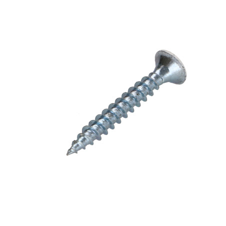 1 x Vite Per Legno E Truciolato Testa Forata Pozi PZ5 4X30 Discussione completa Zincate Laccato Bianco Ral9016 Bianco
