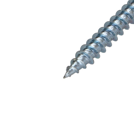 1 x Vite Per Legno E Truciolato Testa Forata Pozi PZ5 4X30 Discussione completa Zincate Laccato Bianco Ral9016 Bianco