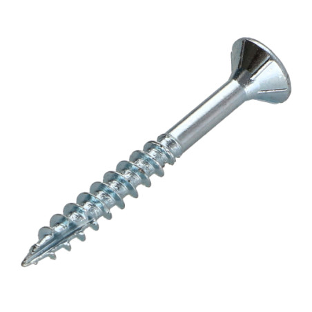 1 x Viti per legno TEKOR Testa Forata Dentellato 4,5X35 Filettata Su 25 T25 Zincate