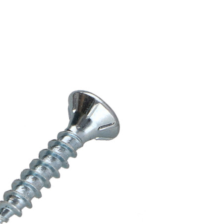1 x Viti per legno TEKOR Testa Forata Dentellato 5X20 T25 Zincate Discussione completa cut Chiodo Anti-Spacco 17