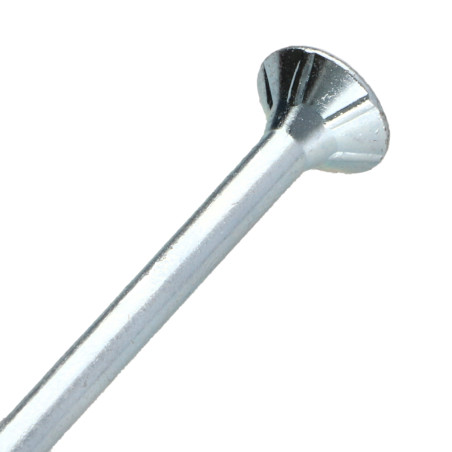 1 x Viti per legno TEKOR Testa Forata Dentellato 6X140 Filettata Su 70 T30 Zincate cut Chiodo Anti-Spacco 17