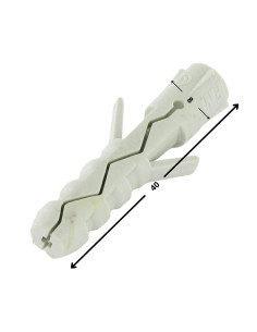 Tassello Nylon 8X40 Senza Flangia 2