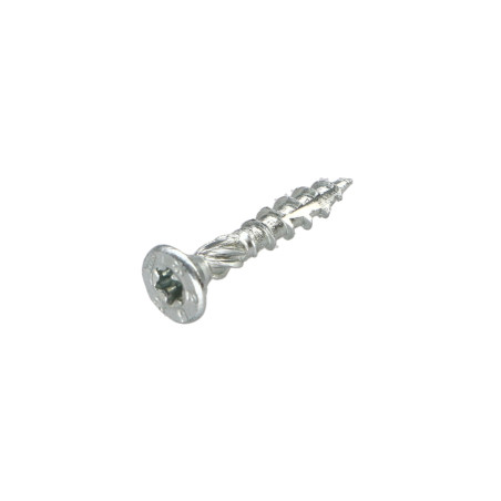 1 x Vite per telaio TEKOR Testa Forata Dentellato T20 4X25 Filettata Su 15 cut Chiodo Anti-Spacco 17 Zincate