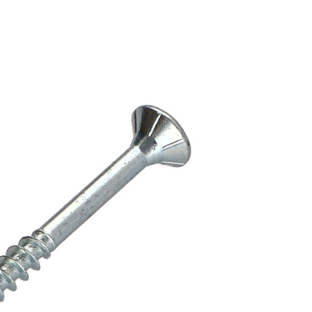 1 x Viti per legno TEKOR Testa Forata Dentellato Pozi PZ5 5X60 Filettata Su 40 cut Chiodo Anti-Spacco 17 Zincate