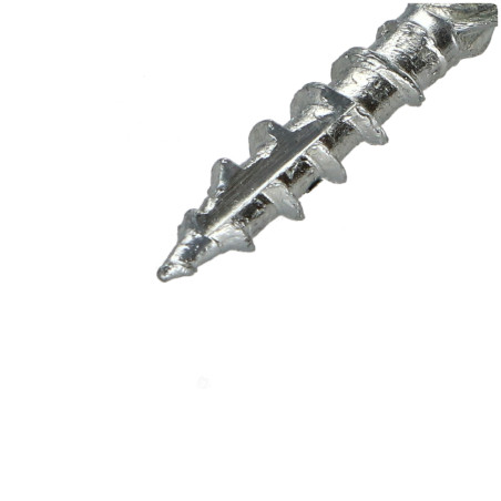 1 x Vite per telaio TEKOR Testa Forata Dentellato T20 4X25 Filettata Su 15 cut Chiodo Anti-Spacco 17 Zincate