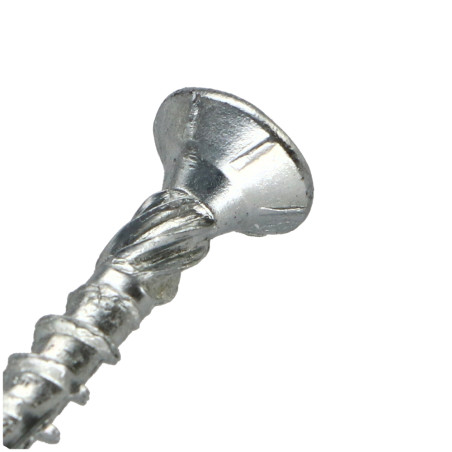 1 x Vite per telaio TEKOR Testa Forata Dentellato T20 4X25 Filettata Su 15 cut Chiodo Anti-Spacco 17 Zincate