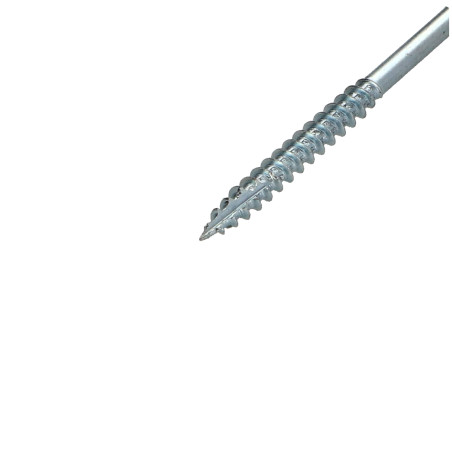 1 x Viti per legno TEKOR Testa Forata Dentellato Pozi PZ5 5X60 Filettata Su 40 cut Chiodo Anti-Spacco 17 Zincate