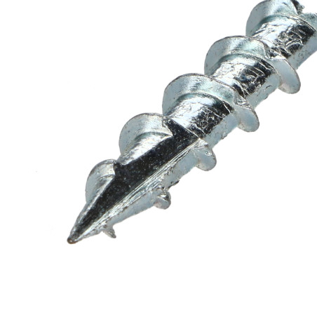1 x Vite per telaio TEKOR Testa Forata Dentellato T25 5X80 Filettata Su 47 cut Chiodo Anti-Spacco 17 Zincate
