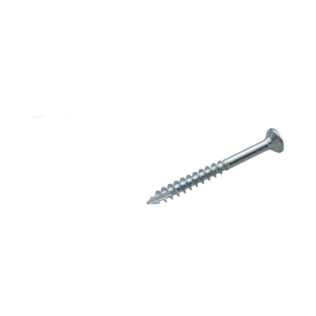 1 x Viti per legno TEKOR Testa Forata Dentellato 4X40 Filettata Su 24 T20 Diametro Della Testa: 7 Zincate cut Chiodo