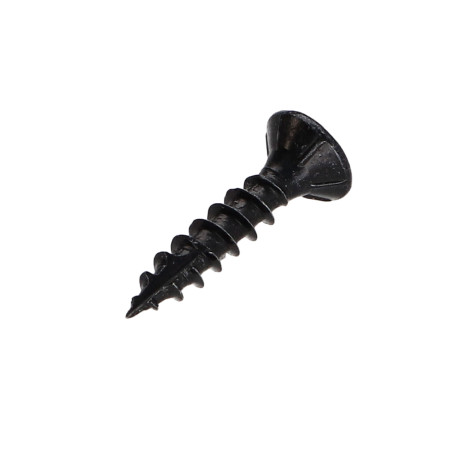 1 x Viti per legno TEKOR Testa Forata Dentellato 4X20 T20 Acciaio Zincato Nero Discussione completa cut Chiodo Anti-Spacco