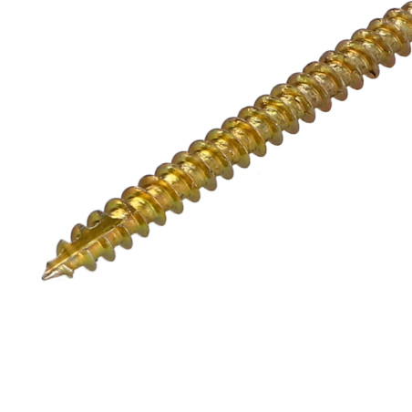 1 x Viti per legno TEKOR Testa Forata Dentellato 4X70 Filettata Su 42 T20 ZBCR3+ cut Chiodo Anti-Spacco 17