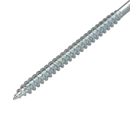 1 x Viti per legno TEKOR Testa Forata Dentellato 5X80 Filettata Su 48 T25 Zincate cut Chiodo Anti-Spacco 17