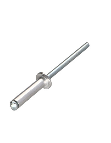 1 x Rivetto Alluminio /NIROSTA 4X8 Testa Piatta