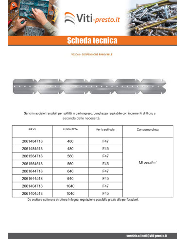 1 x Sospensione Asciugabile 640 per pelliccia F45