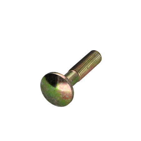 1 x Testa Poelier Con Colletto Quadrato M7X35 Filettatura Parziale Bicromato
