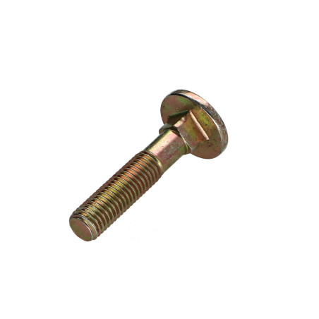 1 x Testa Poelier Con Colletto Quadrato M7X35 Filettatura Parziale Bicromato