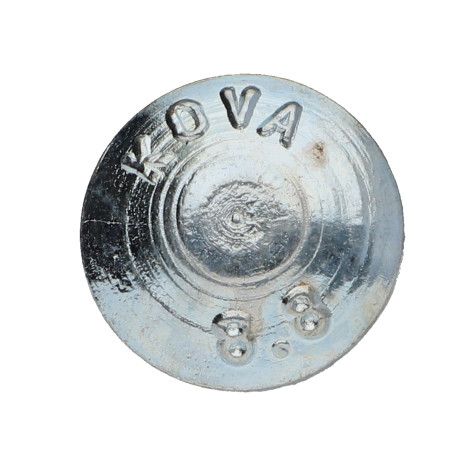 1 x Testa Poelier Con Colletto Quadrato M8X25 Filettata Su 22 Filettatura Parziale Classe 8.8 Zincate