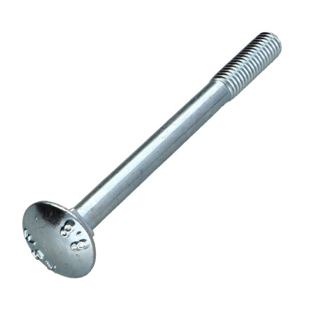 1 x Testa Poelier Con Colletto Quadrato M6X70 Filettatura Parziale Classe 8.8 Zincate