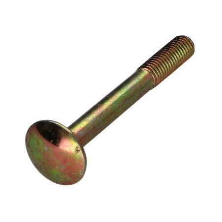 1 x Testa Poelier Con Colletto Quadrato M8X70 Filettata Su 22 Filettatura Parziale Bicromato