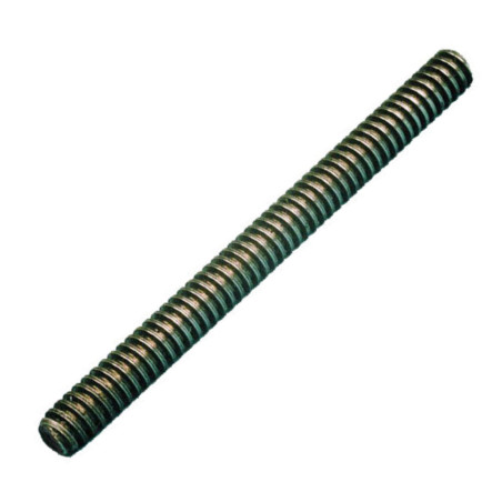 1 x Barra Filettata TR14X4 1 Metro Trapezoidale Sinistro Acciaio Grezzo