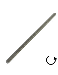 Filetto Acciaio Grezzo M10X295 Passo Sinistro 2