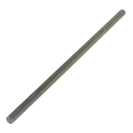 1 x Barra Filettata M8 Lunghezza 1 Metro Passo Sinistro Acciaio Grezzo