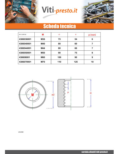 1 x Dado Tondo Testa Poelier 26X5 Trapezoidale...