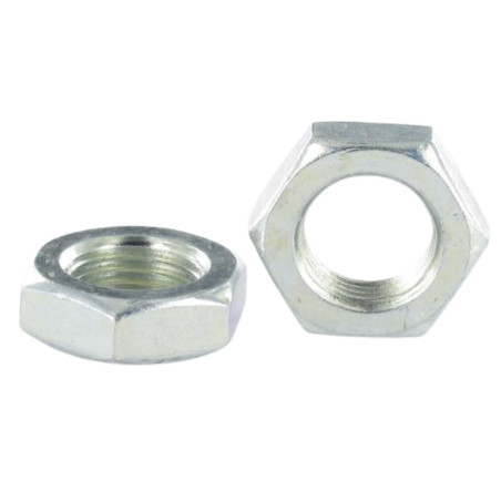 1 x Dado Esagonale Basso/Controdado M30 Passo Sinistro Zincate