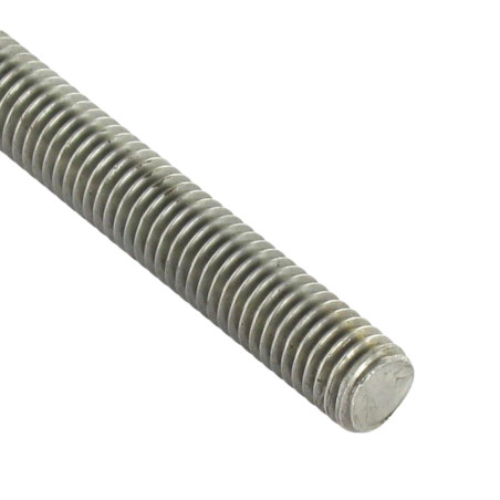 1 x Barra Filettata M8 Lunghezza 1 Metro Passo Sinistro Acciaio Inox A2