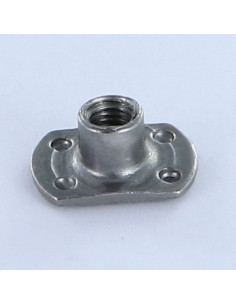 Dado Cilindrico A Saldare valuta M6 19X11 altezza 7.8...