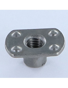 Dado Cilindrico A Saldare valuta M6 19X11 altezza 7.8... 2