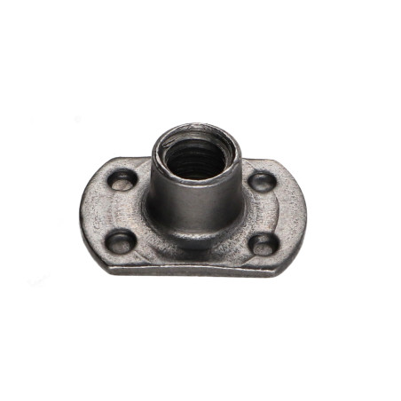 1 x Dado Cilindrico A Saldare valuta M8 26X18 altezza 8 Acciaio Grezzo