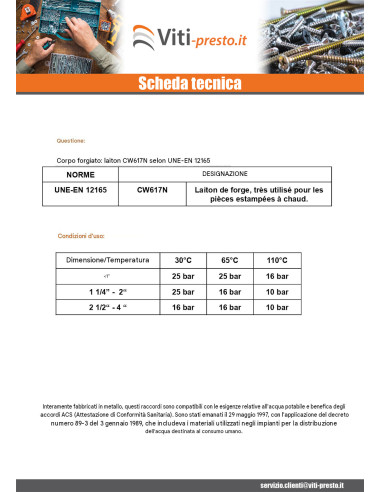 1 x Für Flachgelenk" Maschio/Femmina rinforzato...
