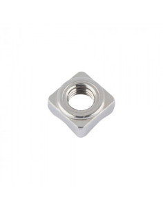Dado Quadrato A Saldare M12 19X19X9,5 Acciaio Inox A4