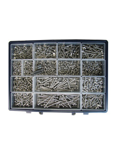 Set 1684 Vite Per Lamiera Testa Forata Testa Poelier Pozy... 2