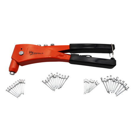 1 x Set rivettatrice manuale Con Rivetti