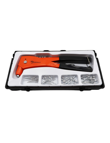 1 x Set rivettatrice manuale Con Rivetti