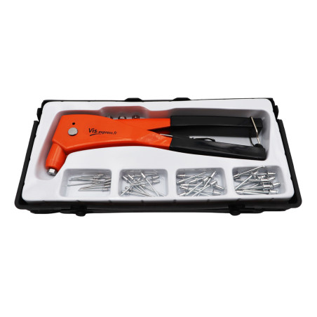 1 x Set rivettatrice manuale Con Rivetti