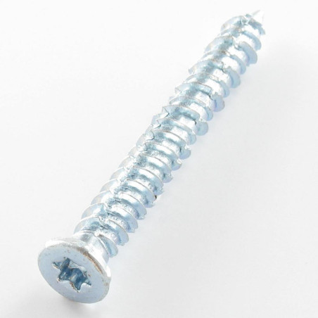 1 x Vite Calcestruzzo Testa Forata Ridotta 7,5X180 T30 Zincate