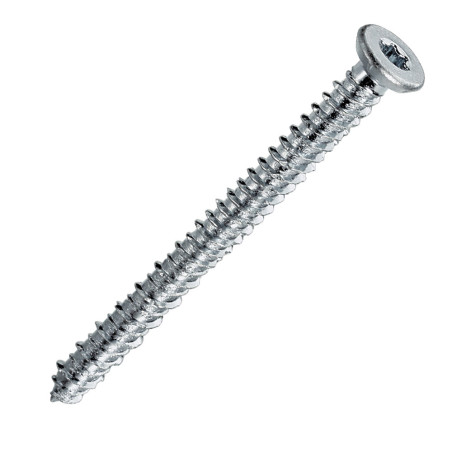 1 x Vite Calcestruzzo Testa Forata Ridotta 7,5 x 112 T30 Zincate
