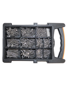 Set 1200 Viti per legno TEKOR Testa Forata Dentellato... 2