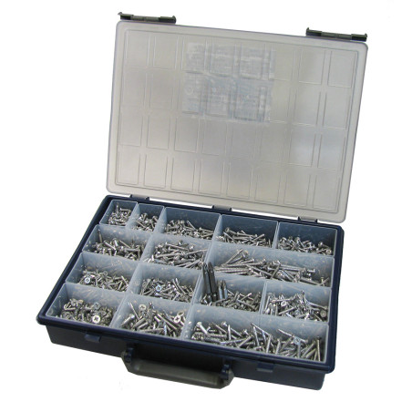 1 x Set 1540 Vite Autoperforante Testa Forata Testa Poelier Pozy Acciaio Inox A2 Punta