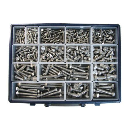 1 x Set 570 Vite Per Metalli Testa Esagonale Discussione completa Acciaio Inox A2