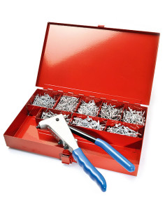 Set Pinze GO7550 + 1000 Rivetto DEGOMETAL