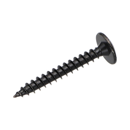1 x Vite Bandella 6X55 Filettata Su 55 T30 Acciaio Zincato Nero